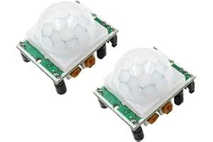 TECNOIOT 2 st SR501 HC-SR501 HCSR501 Justera IR-rörelsesensor