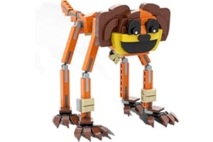 Kouipoie Smiling Building Block Toys, Regalo di compleanno per bambini e bambina di 5 e 6 e 7+ anni, Simpatici giocattoli a blocchi di Halloween Cat nap e Dog day. (dog)