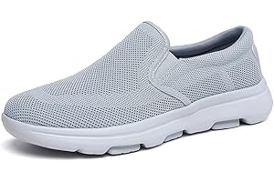 TIOSEBON Men's Slip On Loafers Comfortable Lightweight Walking Driving Shoes Sneakers