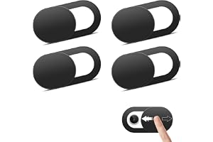 Wanme webbkameraskydd, 0,6 mm ultratunn ABS slider kameraskydd tillbehör för MacBook Pro/Air, iPad, iPad Air, bärbar dator, , , Mac, PC, etc. (10 stycken
