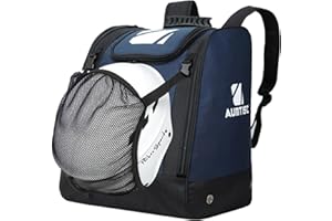AUMTISC Ski Boot backapck Ski Bag Sports Gear Travel backapck Stores Jacket Helmet Goggles Gloves & Accessories-Venting Grommets Snow Drainag…
