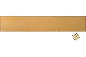 AVONSTAR CLASSICS RANGE Brass Kick Plates Bright Polished (Single with Genuine Brass Screws)