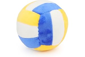 TONYFY Hundespielzeug - Plüschtier Quietschspielzeug für Welpen und kleine Hunde, Interaktives Training und Zahnen - Haustier Ball Volleyball