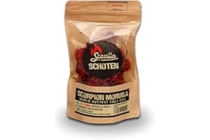 Scovilla Scorpion Moruga Gousses séchées, 20 g