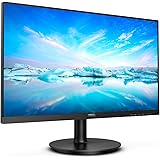 Philips 241V8L Monitor 24" LED VA Full HD, 1920 x 1080, Gaming Adaptive Sync, 75 Hz, HDMI, VGA, Attacco VESA, Nero