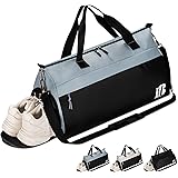 Borsone Palestra Uomo Donne Borsa Sportiva con Scomparto per Scarpe e Tasca Bagnata Impermeabile Borsone da Viaggio Borsone P