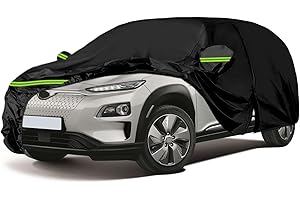 JUDANNA Cubierta de coche impermeable de repuesto para Hyundai Kona 5 puertas SUV 2017-2024, lona completa para exterior, para todo tipo de clima, lluvia y sol