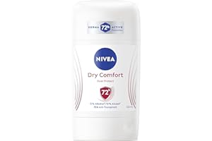 ‎NIVEA NIVEA Dry Comfort Deo Stick, Anti-Transpirant mit 72h Schutz gegen Schweiß und Geruch, Deodorant ohne Ethylalkohol für ein trockenes Hautgefühl (50 ml)