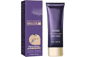 KOAHDE Maquillaje para Cubrir Tatuajes,Crema Correctora para Tatuajes,Corrector de Piel Impermeable Maquillaje para Cubrir Tatuajes,Corrector de Tatuajes Manchas Oscuras,Crema para Cubrir Tatuajes,74ML