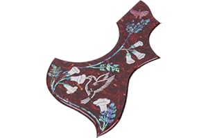 CHICIRIS Golpeador de Guitarra Hummingbird Pickguard Reemplazo de Guitarra Acústica Autoadhesivo a Prueba de Arañazos 2mm de Espesor