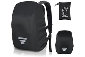 AiQInu Housse de Sac à Dos Imperméable Réfléchissante, Anti-Poussière, Anti-Pluie, Housse de Protection, Housse de Pluie avec Sac de Rangement pour Randonnée, Camping, Tourisme, Cyclisme