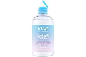 ‎ESSENCE COSMETICS essence INAO inner and outer beauty Clean Crush Mizellenwasser by essence, Gesichtsreinigung, für sensible Augen/Haut, vegan, ölfrei, ohne Parabene, ohne Mikroplastikpartikel, 1er Pack (500ml)