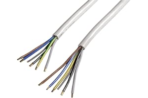 HAMA Xavax Electric Stove Supply Cable, 1.5 m, White