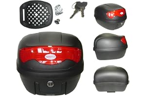 A-Pro universal motorcykel skoter bakre bagage toppbox 29 lt