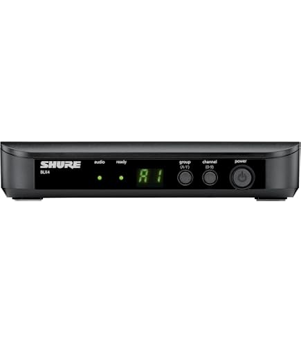 Shure BLX1 Émetteur Bodypack Sans Fil - Interrupteur Marche/Arrêt, Gain Réglable, Connecteur TQG Pour Systèmes BLX