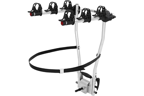 Thule HangOn 3 Tilt, Porte-vélos de Base sur Boule d'attelage basculable et Facile à Utiliser (pour 3 vélos) TH9720 Gris