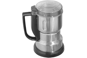 ‎LUCKXING Getreidemühle, kleine für die Küche,Edelstahl-Pulvermühle für Zuhause, elektrische Gewürzmühle | Zerer, Trockenmahlmaschine für Getreide und Reis