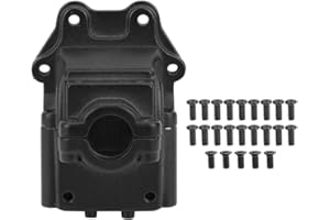 DRFEIFY Cubierta de Caja de Cambios RC, Piezas de actualización de la Carcasa de la Cubierta Inferior Superior de la Caja de Cambios Duradera aptas para el Modelo de Coche RC WLtoys 144001(Negro)