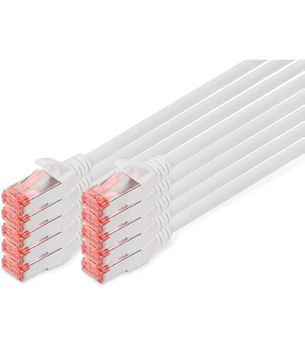 CAT 6 cavo di rete matassa, S/FTP (PiMF), bianco, miscela di rame CCA