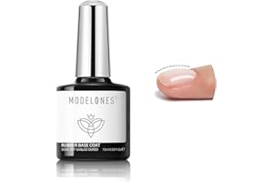 Modelones 10 ml Base Coat Clear Soak Off UV LED do wzmocnienia paznokci do cienkich i łamliwych paznokci manicure