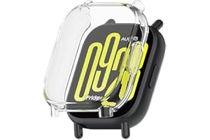 BYISYUE Etui do Redmi Watch 5 Active, folia ochronna, silikonowe etui ochronne z termoplastycznego poliuretanu (TPU), ochrona przed zadrapaniami, kurzem, etui do Xiaomi Redmi Watch 5 Active (przezroczyste)