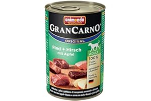 animonda Vom Feinsten GranCarno Original Adult - wołowina + jeleń z jabłkiem - 1 x 400 g