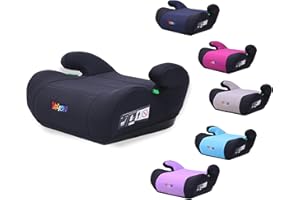 YALION Kindersitzerhöhung Sitzerhöhung Auto Kinder Kinderautositze Sitzerhöhungen- Kindersitz/Autositz für Kinder (Black-A1)
