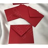 Casalinghi Kırmızı Sevimli K&uuml;&ccedil;&uuml;k Mesaj Zarfı Colourful Envelope 7x9 Cm 10lu
