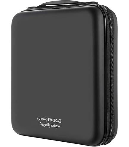 DiscGear Selector 80s Sleek Storage case for 80 CD/DVD - Black