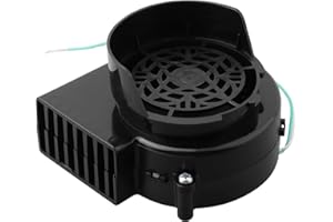 FUBESK DC 12V Inflatable Fan Replacement Low Noise High Speed Blower Fan Turbo Blower Cooling Fan for Halloween Christmas Yard Inflatable Decorations Fan Blower,Air Blower for Inflatables