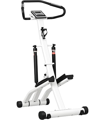 Stepper D'escalier Pliable Leikefitness - Entraînement Cardio Et Musculation, Réglable, Support 136 Kg