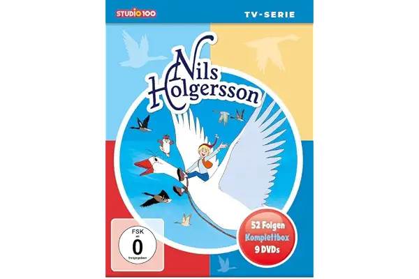 Nils Holgersson (Klassik) - TV-Serien Komplettbox (9 DVDs, 52 Folgen): TV-Serie / Komplettbox [DVD]