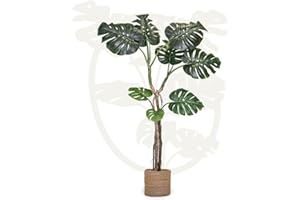 Maia Shop | Monstera Artificiale | Piante finte | Misure: 160 x 90 cm | Piante Finte da Interno | Piante Artificiali | Piante Finte Decorative | Decorazioni casa