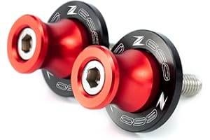 2BIRD Accessoires de Moto pour Kawasaki Z900 Z 900 Z650 Z 650 2017 2018 2019 2020 2021 8mm Motorfuke CNC SwingAm Spools Subssers sous-Support (Color : Z650 Red)