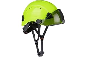 UNINOVA Elmetto Antinfortunistica Ventilato E Regolabile, Casco Da Lavoro Casco Di Protezione Casco Per Cantiere Con Euroslot Laterali Per Dispositivi Di Protezione Dell´Udito A Cuffia