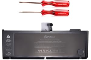 iProPower A1382 Ersatz-Akku für Apple MacBook Pro 15 Zoll A1286 (Anfang 2011 Ende 2011 Mi 2012) MacBook Pro 15 Zoll Laptop Akkus MacBook Pro 8,2 MacBookPro9,1