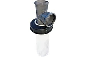 FN-TECHNIK IBC Deckelfilter Regenwasserfilter Wasserfilter DN 150 HT Abzweig DN 75