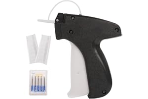 Zasjon Pistola Sparafili per Cartellini e Prezzi, con 6 Aghi di Ricambio e 1000 Fili a Paletta 50mm, Pistola per Cartellino per Etichetta Tag Prezzo Marca Tag Indumenti Vestiti Calzini Cappelli Moda