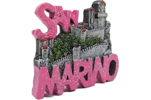 MUYU Magnet Imán para Nevera con diseño de San Marino en 3D