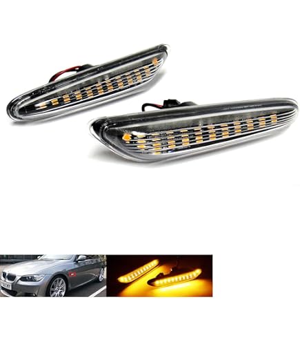 Abat-jour Clignotant Latéral Fumé - Compatible BMW E90/E91/E92/E93 2006-2011
