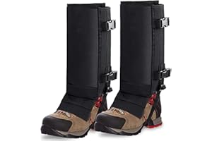 ChooKaChoo Schlangen-Gamaschen für die Jagd, langlebige wasserdichte Schlangenschutz, schlangensichere Gamaschen zum Wandern, Schlangenbissschutz für Schienbein-Unterschenkel, verstellbare Größe für