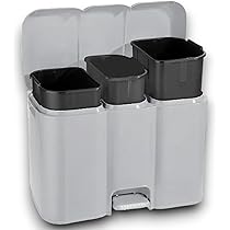 Tontarelli Pattumiera Con Coperchio A Pedale CAROLINA Azzurro 6 Litri - 810153670V