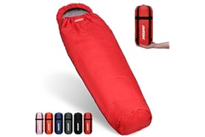 JAICOM Sacco a Pelo Per Adulti - Sacco a Pelo Invernale, Sacco a Pelo Portatile Ultraleggero e Impermeabile [800g/1600g], Ideale per il Campeggio, 4 Stagioni, lo Zaino in Spalla