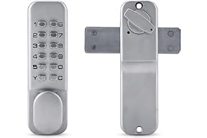 Nyckellöst Mekaniskt Dörrlås keypad locks for doors 1 - 11-Siffrig Kodkombination Cam Door Zinklegering Bekvämt Lösenordssäkerhetskodat Lås För Ytterdörr Fallkolvar