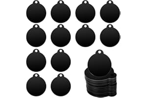 Mozeat Lens Stanzrohlinge Aluminium Gravur Rohlinge Dog Tags Blanko-Erkennungsmarken Haustier-ID-Tags Hundemarke Personalisierte Namensschilder
