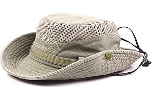 THENICE Chapeau boonie unisexe en coton pour extérieur