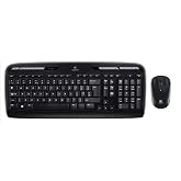 Logitech Wireless Combo MK330 &ndash; Kablosuz Klavye ve farenizde (2,4GHz, USB, QWERTY d&uuml;zeni (GB)) Siyah