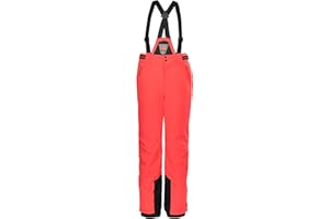 Killtec Mädchen Skihose/Funktionshose mit abzippbarem Latz, Schneefang und Kantenschutz Ksw 77 Grls Ski Pnts
