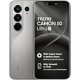 TECNO Camon 50 Ultra 5G, 256GB ROM, 8GB RAM, 50MP Kamera | 60x AI Zoom, IP69K/IP68/IP66, eSIM Destekli, 2 G&uuml;n Pil &Ouml;mr&uuml;, Asker