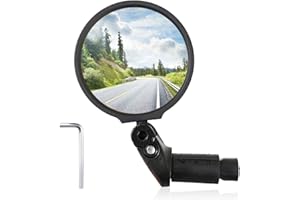 Homieway Specchietti Bici, Specchietto Retrovisore per Bicicletta, Universale 360 ° Regolabile Specchietto per bicicletta elettrica, monopattino elettrico per Manubrio (14.8-23 mm)